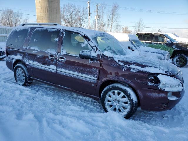 5GADV33147D147595 - 2007 BUICK TERRAZA CXL BURGUNDY photo 4