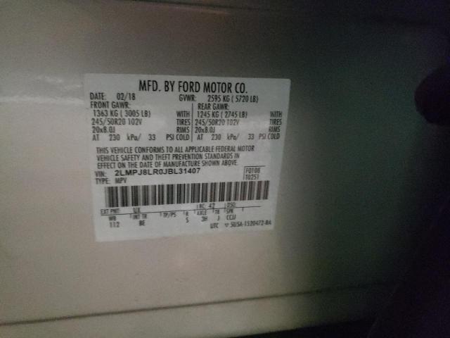 2LMPJ8LR0JBL31407 - 2018 LINCOLN MKX RESERVE فضي صورة 13