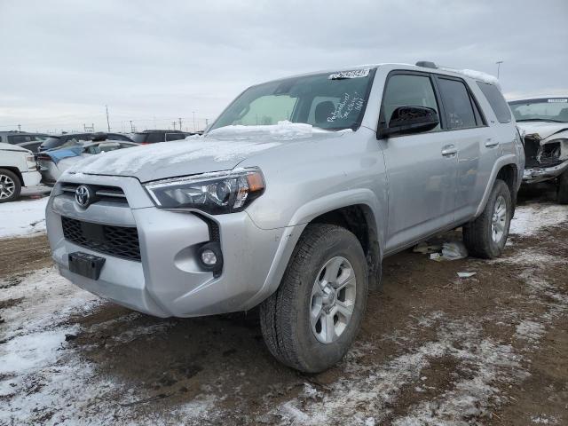 JTEMU5JR9N6064456 - 2022 TOYOTA 4RUNNER SR5/SR5 PREMIUM ვერცხლისფერი ფოტო 1