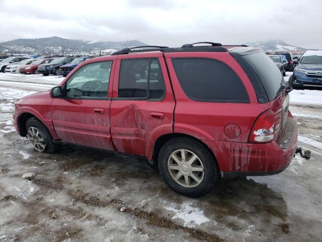 5GADT13SX42231320 - 2004 BUICK RAINIER CXL RED photo 2