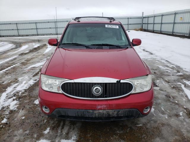 5GADT13SX42231320 - 2004 BUICK RAINIER CXL RED photo 5