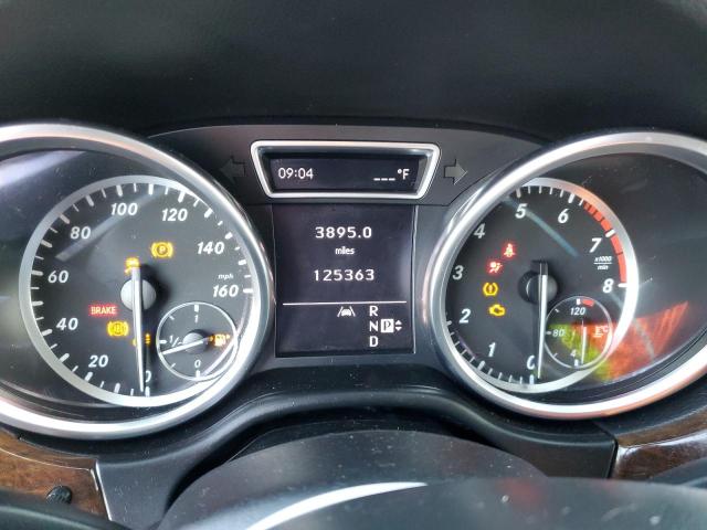 4JGDA5HB2CA033657 - 2012 MERCEDES-BENZ ML 350 4MATIC BLACK photo 9