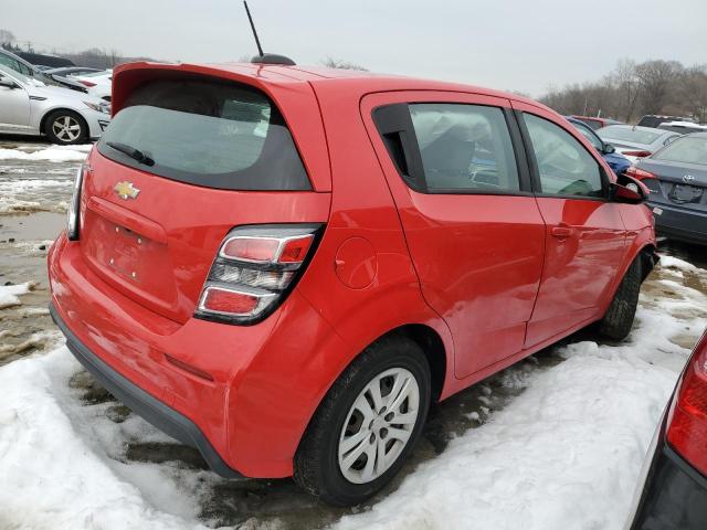 1G1JG6SB7L4120269 - 2020 CHEVROLET SONIC RED photo 3