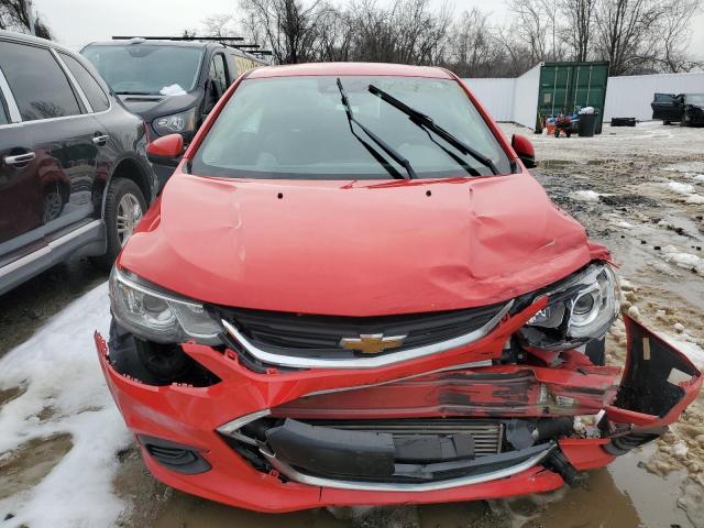 1G1JG6SB7L4120269 - 2020 CHEVROLET SONIC RED photo 5