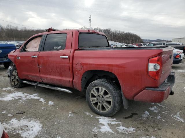 5TFAW5F1XEX331585 - 2014 TOYOTA TUNDRA CREWMAX PLATINUM RED photo 2