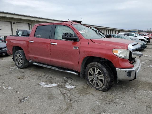 5TFAW5F1XEX331585 - 2014 TOYOTA TUNDRA CREWMAX PLATINUM RED photo 4