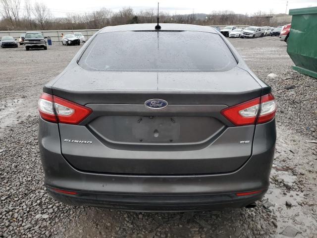 3FA6P0H79GR246942 - 2016 FORD FUSION SE GRAY photo 6