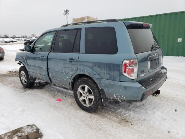 5FNYF18666B019209 - 2006 HONDA PILOT EX BLUE photo 2