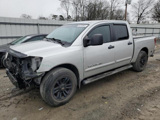 1N6BA0ED0EN513922 - 2014 NISSAN TITAN S SILVER photo 1