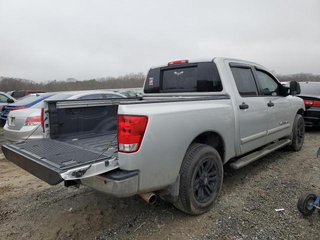 1N6BA0ED0EN513922 - 2014 NISSAN TITAN S SILVER photo 3