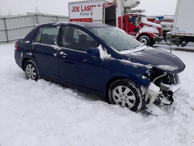 3N1BC11E57L416609 - 2007 NISSAN VERSA S BLUE photo 4