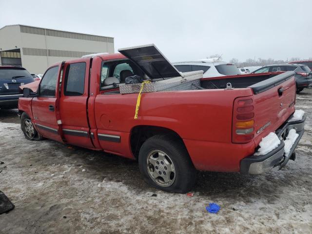 2GCEC19T421158493 - 2002 CHEVROLET SILVERADO C1500 RED photo 2