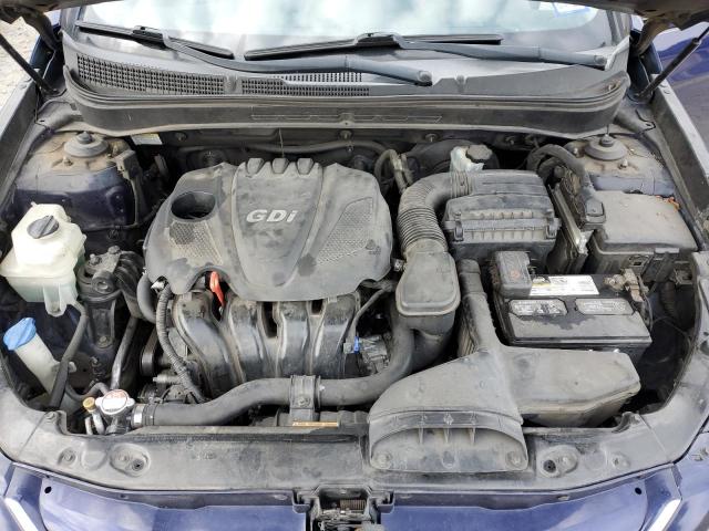 5NPEB4AC0BH187410 - 2011 HYUNDAI SONATA GLS BLUE photo 11