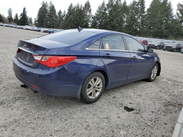 5NPEB4AC0BH187410 - 2011 HYUNDAI SONATA GLS BLUE photo 3