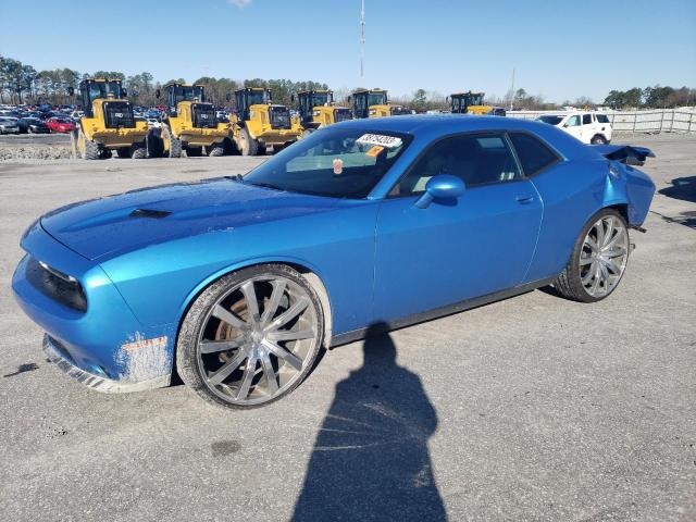 2C3CDZAG5GH264813 - 2016 DODGE CHALLENGER SXT BLUE photo 1