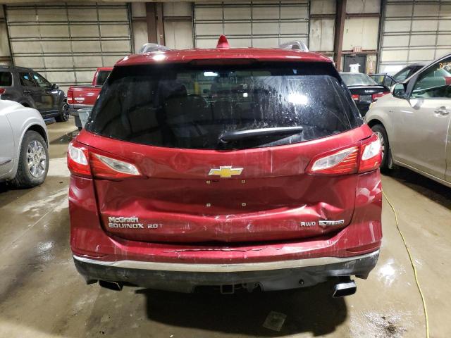 2GNAXWEX5J6283262 - 2018 CHEVROLET EQUINOX PREMIER RED photo 6