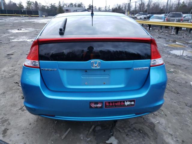 JHMZE2H5XAS042863 - 2010 HONDA INSIGHT LX BLUE photo 6