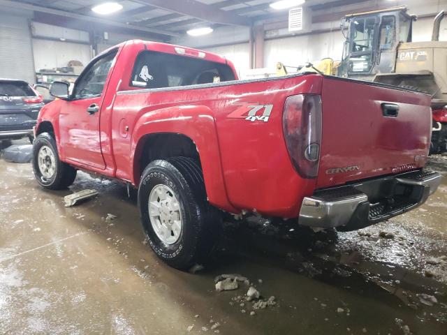 1GTDT148268138664 - 2006 GMC CANYON RED photo 2