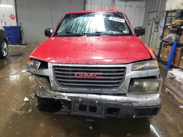 1GTDT148268138664 - 2006 GMC CANYON RED photo 5