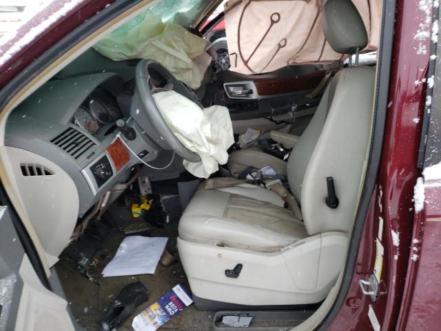 2A8HR54179R574440 - 2009 CHRYSLER TOWN & COU TOURING მუქწითელი ფოტო 7