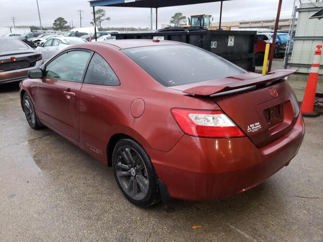 2HGFG21588H704886 - 2008 HONDA CIVIC SI RED photo 2