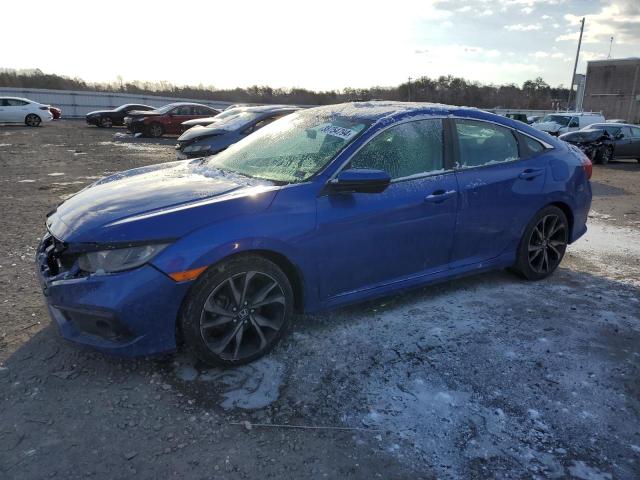 2HGFC2F89KH531059 - 2019 HONDA CIVIC SPORT BLUE photo 1