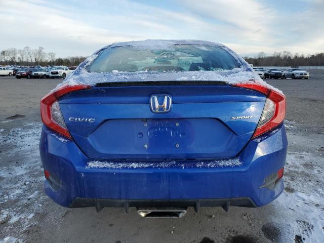 2HGFC2F89KH531059 - 2019 HONDA CIVIC SPORT BLUE photo 6