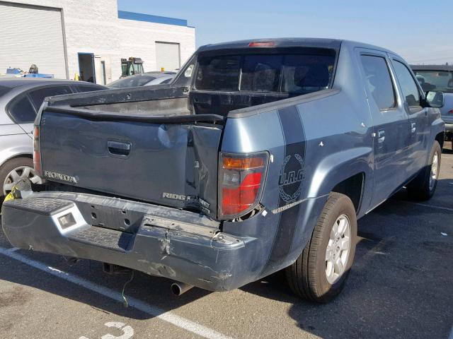 2HJYK16416H547744 - 2006 HONDA RIDGELINE RTS  photo 4