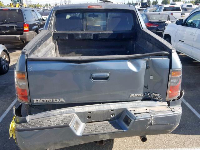 2HJYK16416H547744 - 2006 HONDA RIDGELINE RTS  photo 9