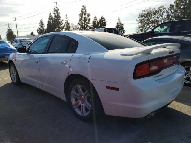 2B3CL3CG8BH606791 - 2011 DODGE CHARGER WHITE photo 2