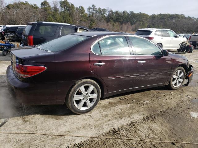 JTHBA30G855066924 - 2005 LEXUS ES 330 BURGUNDY photo 3