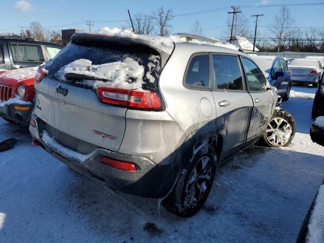 1C4PJMBS6EW145713 - 2014 JEEP CHEROKEE TRAILHAWK GRAY photo 3
