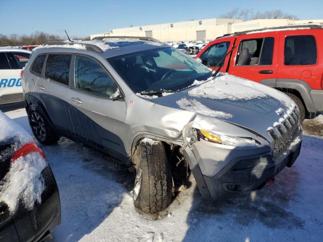 1C4PJMBS6EW145713 - 2014 JEEP CHEROKEE TRAILHAWK GRAY photo 4