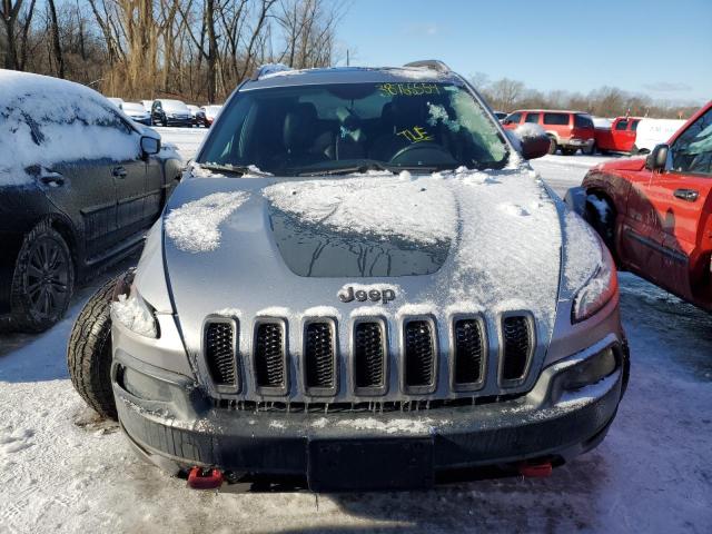 1C4PJMBS6EW145713 - 2014 JEEP CHEROKEE TRAILHAWK GRAY photo 5