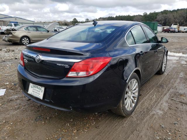 W04GR5EC6B1048503 - 2011 BUICK REGAL CXL BLACK photo 4