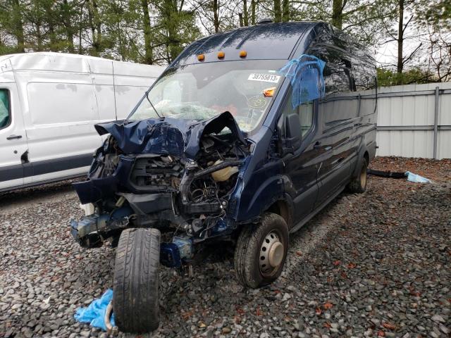 1FTBF4XG7HKB38703 - 2017 FORD TRANSIT T-350 HD BLUE photo 1