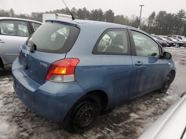 JTDJT903595260081 - 2009 TOYOTA YARIS BLUE photo 3