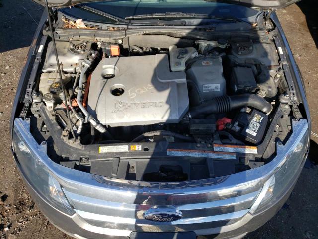 3FADP0L36AR430352 - 2010 FORD FUSION HYBRID GRAY photo 11