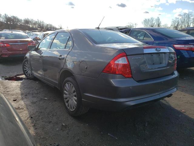 3FADP0L36AR430352 - 2010 FORD FUSION HYBRID GRAY photo 2