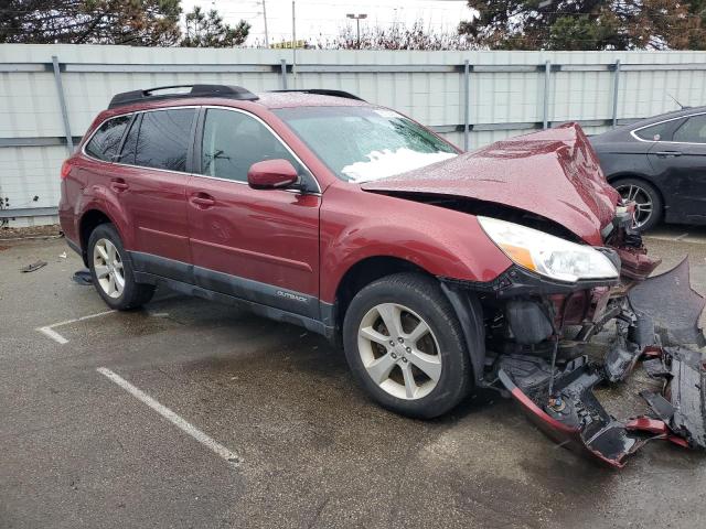 4S4BRCCCXD3244745 - 2013 SUBARU OUTBACK 2.5I PREMIUM RED photo 4