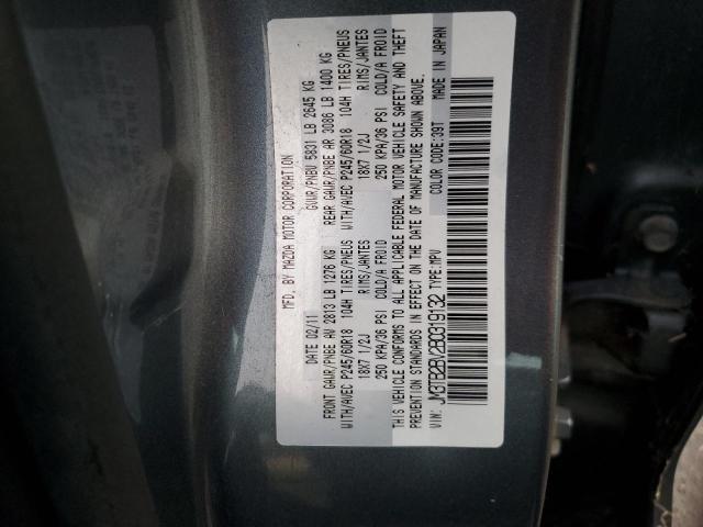 JM3TB2BV2B0319132 - 2011 MAZDA CX-9 GRAY photo 13