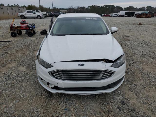 3FA6P0LU0JR193858 - 2018 FORD FUSION SE HYBRID WHITE photo 5