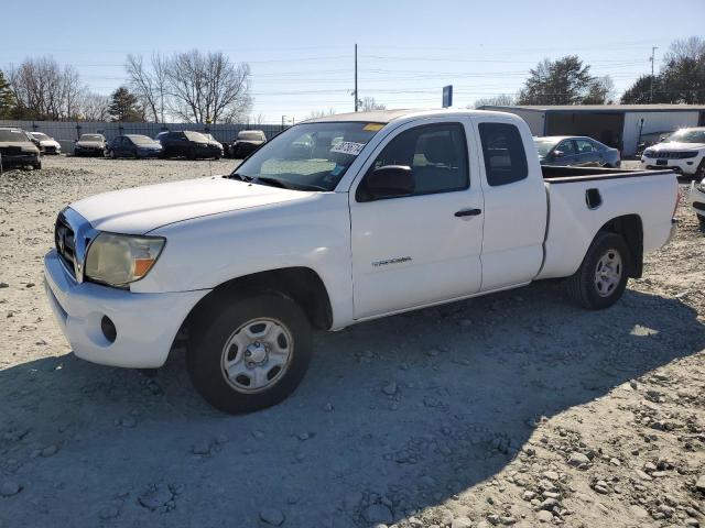 5TETX22N85Z027158 - 2005 TOYOTA TACOMA ACCESS CAB WHITE photo 1