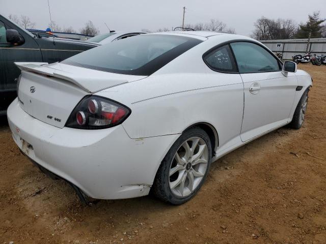 KMHHN66F67U253504 - 2007 HYUNDAI TIBURON GT WHITE photo 3