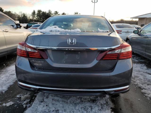 1HGCR2F37GA213825 - 2016 HONDA ACCORD LX SILVER photo 6