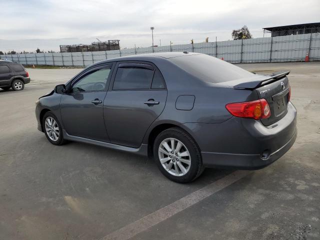 1NXBU40EX9Z164888 - 2009 TOYOTA COROLLA BASE GRAY photo 2