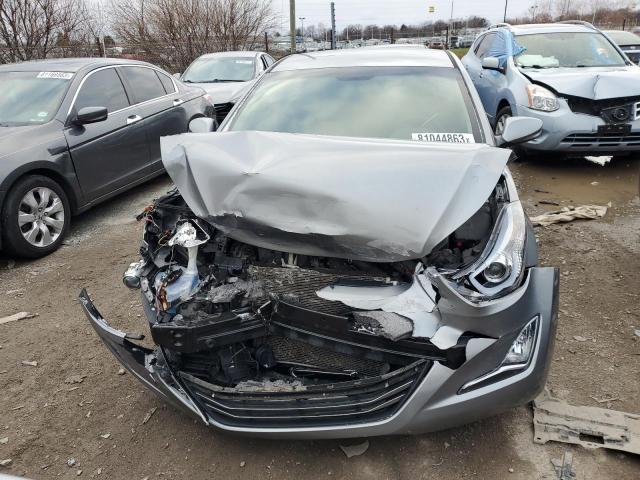 KMHDH4AE0GU522864 - 2016 HYUNDAI ELANTRA SE GRAY photo 5