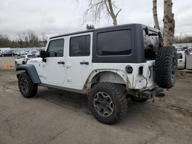 1C4BJWFG7GL142240 - 2016 JEEP WRANGLER RUBICON WHITE photo 2