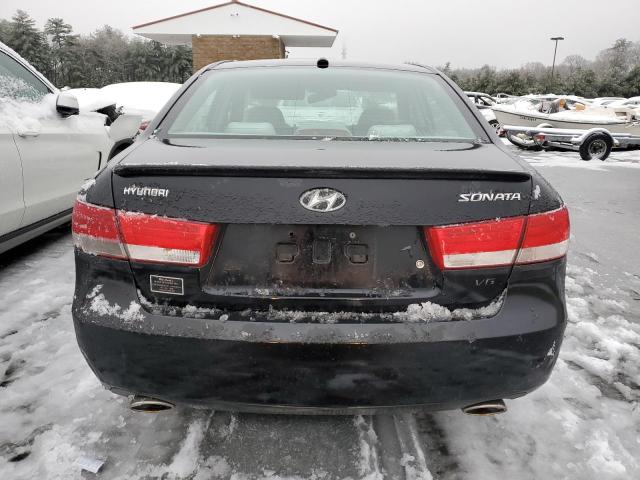 5NPEU46F88H387022 - 2008 HYUNDAI SONATA GLS SE BLACK photo 6