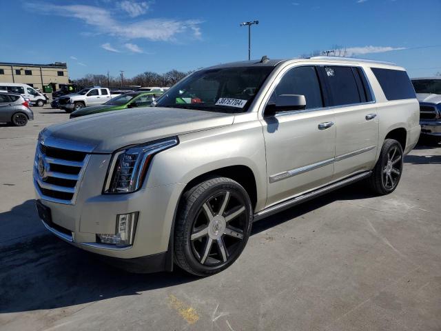 1GYS4JKJ9FR278421 - 2015 CADILLAC ESCALADE ESV PREMIUM BEIGE photo 1